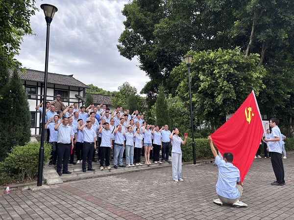 四川飛球舉行慶“七一”活動 ——在鄧萍故里銘記歷史、緬懷先烈、表彰先進(jìn)